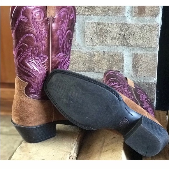 Ariat cowboy boots, size 7 women’s - Picture 3 of 5